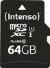 Intenso 64GB microSDXC Performance paměťová karta microSD 64 GB Class 10 UHS-I vodotěsné