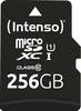 Intenso 256GB microSDXC Performance paměťová karta microSD 256 GB Class 10 UHS-I vodotěsné