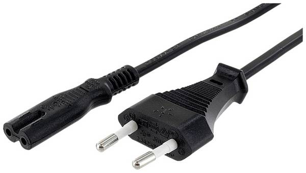 econ connect NK8SW0,9 napájecí síťový kabel  černá 0.9 m