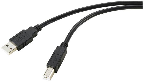 Renkforce USB kabel  USB 2.0 USB-A zástrčka, USB-B zástrčka 15.00 m černá Aktivní se zesílením signálu RF-5720400