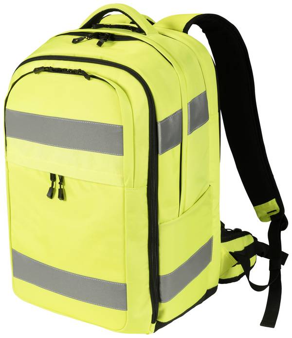 Dicota Warnschutz batoh na notebooky Hi-Vis 32-38 Liter Max. velikost: 43,9 cm (17,3")  žlutá
