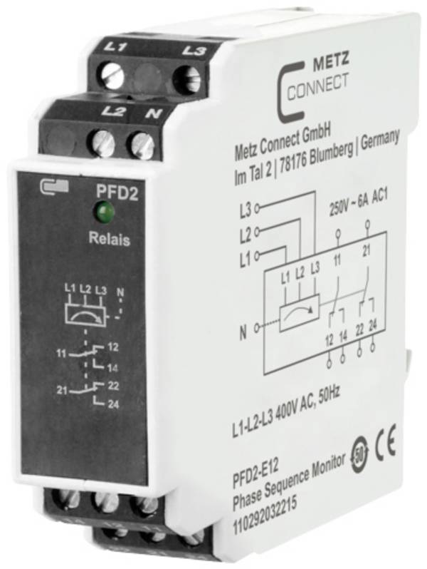 monitorovací relé 400 V/AC (max) 2 přepínací kontakty Metz Connect 110292032215 Piece 1 ks