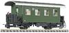 Liliput L344387 podvozek H0e, 2nápravový Osobní vagon 917 lesní čtvrště