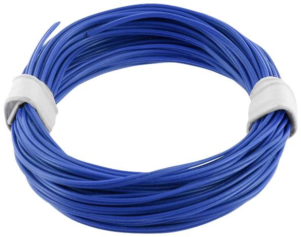 econ connect KZL2X008BL5 lanko/ licna 2 x 0.08 mm² modrá 5 m