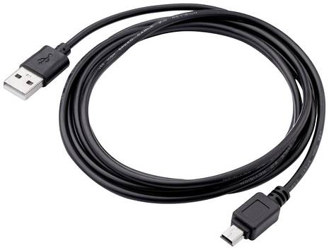 Akyga USB kabel  USB 2.0 USB-A zástrčka, USB Mini-B zástrčka 1.80 m černá  AK-USB-03