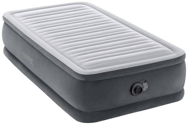 Intex 64412ND TWIN COMFORT-PLUSH AIRBED Nafukovací postel (d x š x v) 191 x 99 x 46 cm šedá