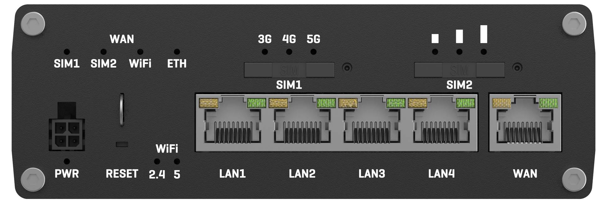 Teltonika RUTX50 router Integrovaný modem: 5G, LTE, UMTS, 2.4 GHz, 5 GHz-4