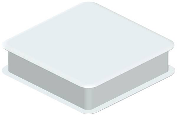 TEKO TEK-MBD.40 TEK-MBD.40 elektronická krabice 103.36 x 103.36 x 27.8 x 103 plast  bílá 1 ks