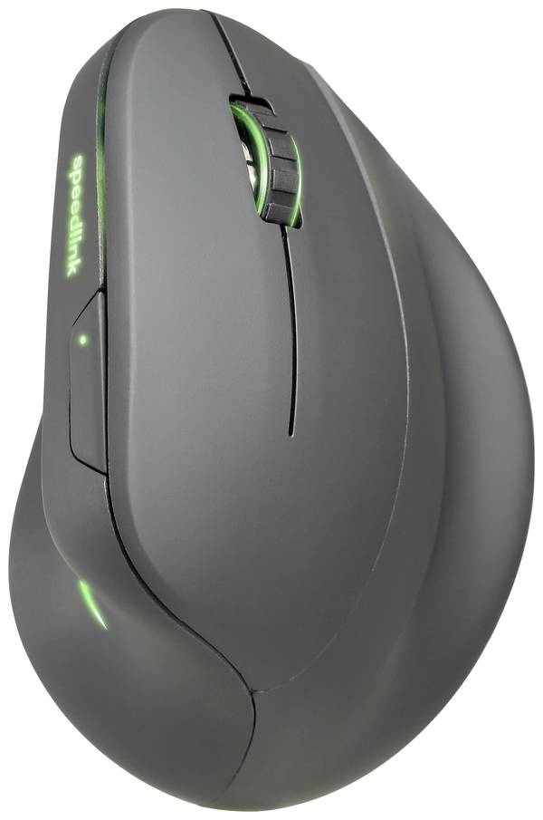 SpeedLink PIAVO PRO Illuminated optická myš, přenos bezdrátový, 5 tlačítko, 1200 dpi, 2400 dpi, 3200 dpi, černá