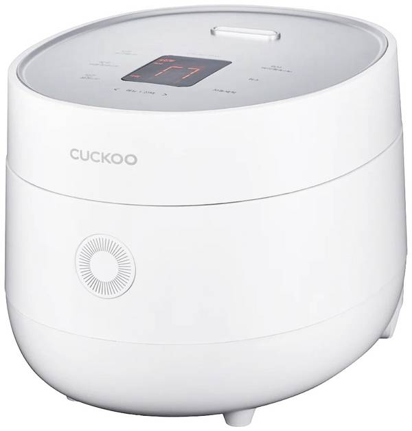 Cuckoo CR-0675F vařič rýže bílá (matná) s displejem, s odměrkou, funkce časovače