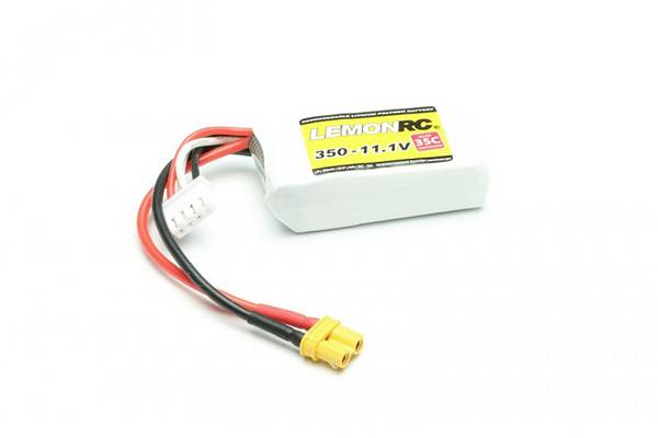 LemonRC 15701 akupack Li-Pol (modelářství), 11.1 V, 350 mAh, články 3, 35 C, Softcase, XT30
