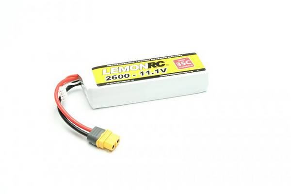 LemonRC 15723 akupack Li-Pol (modelářství), 11.1 V, 2600 mAh, články 3, 35 C, Softcase, XT60