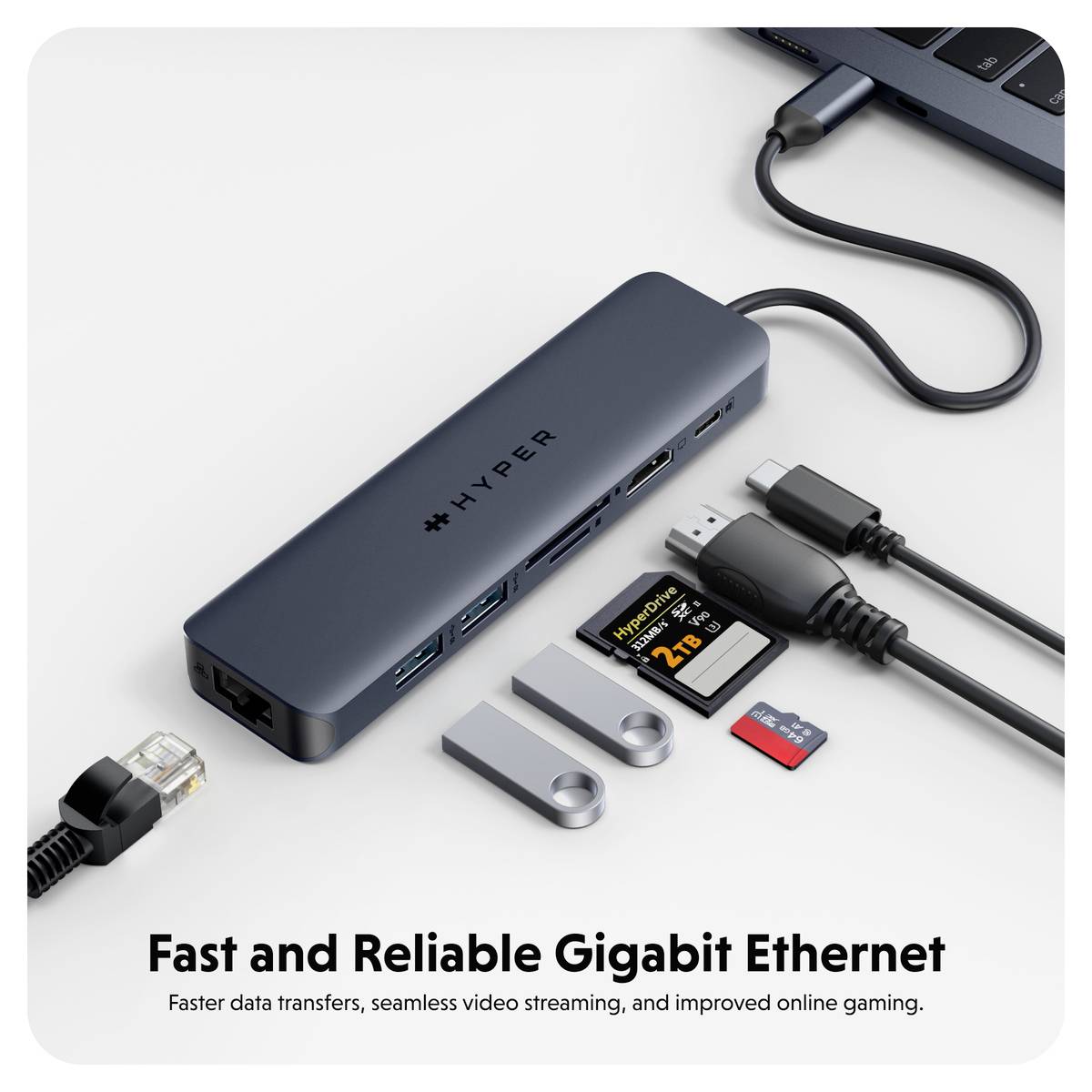 HYPER USB-C® dokovací stanice HyperDrive EcoSmart Gen.2 Hub Vhodné pro značky (dokovací stanice pro notebook): univerzál-10