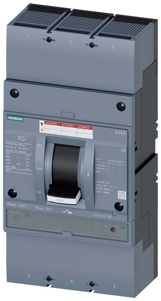 Siemens 3VA5580-7EC36-1AA0 výkonový vypínač 1 ks Piece