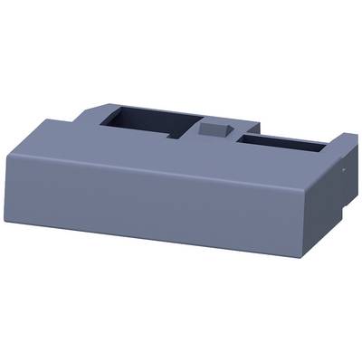 Šedý 3D tisk obdélníkového tvaru s výřezy na horní straně, vhodný pro technické aplikace nebo stavbu prototypů.