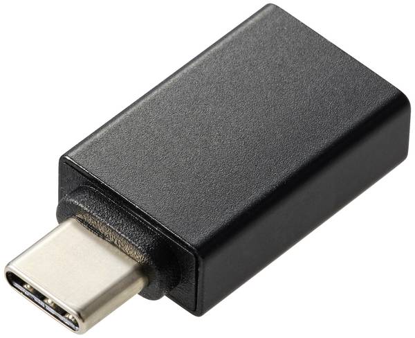 Renkforce USB 3.1 (Gen 2) adaptér [1x USB-C® zástrčka - 1x USB 3.1 zásuvka A ] RF-5771512 0.00 m hliníková zástrčka