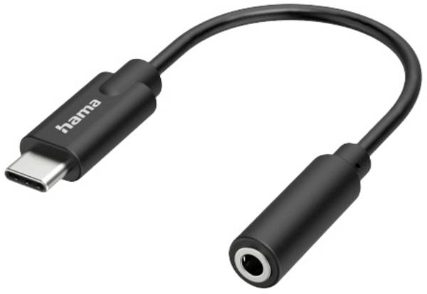 Hama USB 2.0 adaptér [1x USB-C® zástrčka - 1x jack zásuvka 3,5 mm]