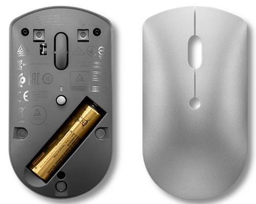 Lenovo Lenovo 600 optická myš, přenos bezdrátový, 3 tlačítko, 2400 dpi, šedá-4