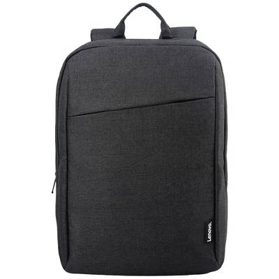 Černý batoh na notebook s jednoduchým designem a dvěma zipy, vhodný pro přepravu techniky a příslušenství.