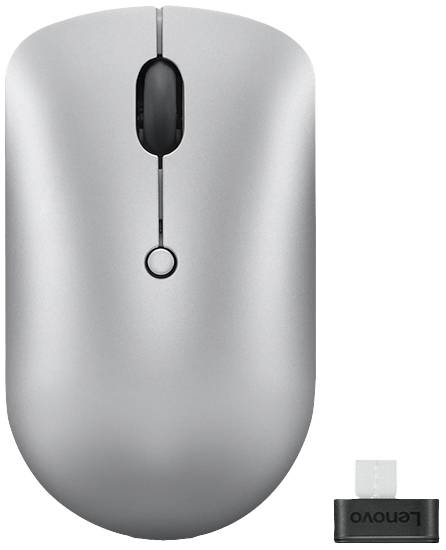 Lenovo 540 optická myš, přenos bezdrátový, bezdrátový, 4 tlačítko, 2400 dpi, šedá-2
