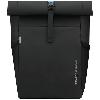 Černý batoh Lenovo s nápisem 'IDEAPAD GAMING' na boku, vhodný pro technicky zaměřené osoby.