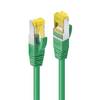 LINDY 47646 RJ45 USB kabel CAT 6A S/FTP 0.50 m zelená pozlacené kontakty 1 ks