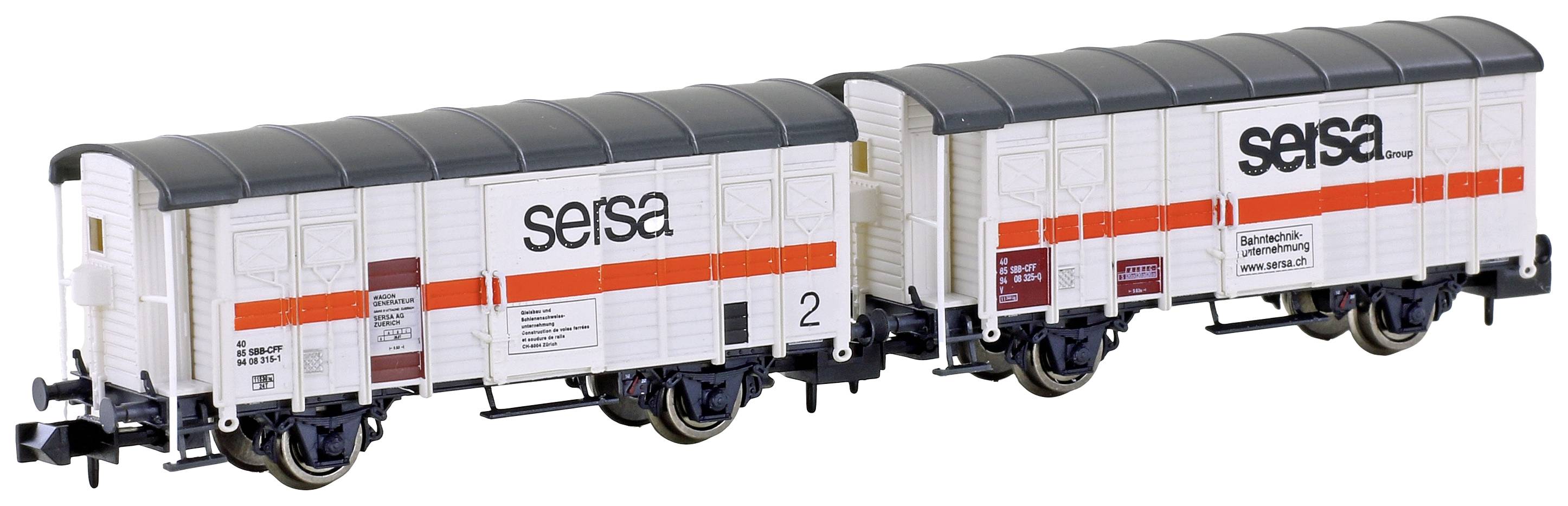 Hobbytrain H24253 Sada 2 železničních vozů N K3 SERSA-0