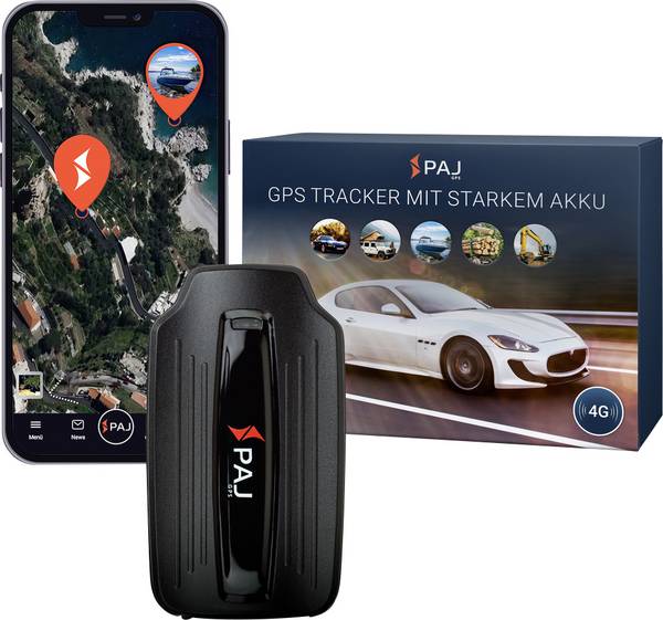 PAJ GPS POWER FINDER 4G GPS tracker lokalizace vozidel černá 1 ks