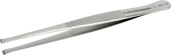 Lindström TL 582-SA  montážní pinzeta, 582, plochá-široká, zahnutá, 115 mm