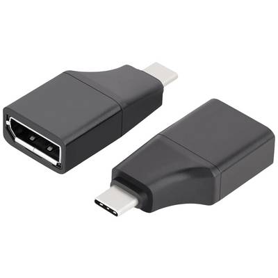 Dva černé USB-C na HDMI adaptéry jsou umístěny vedle sebe a ukazují své konektory.