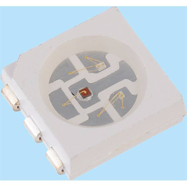 Kingbright KAAF-5050BRGS-10 SMD LED  5050 RGB 1400 mcd, 700 mcd, 420 mcd 120 ° 50 mA, 30 mA 2.5 V, 3.5 V