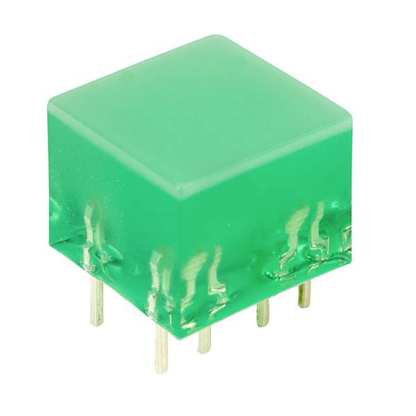 Kingbright L-875/4GDT LED bargraf 4násobná zelená (d x š x v) 10 x 10 x 8 mm