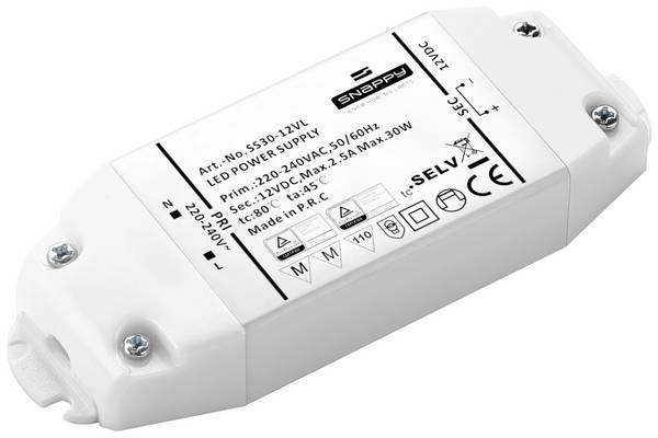Dehner Elektronik  napájecí zdroj pro LED, LED driver  konstantní napětí 30 W 1.25 A 24 V/DC ochrana proti přepětí , přepětí , bez možnosti stmívání 1 ks