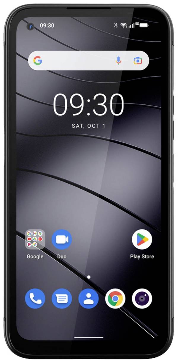 Gigaset GX6 Pro smartphone 128 GB, 16.8 cm (6.6 palec), titanová, černá, Android™ 14, dual SIM