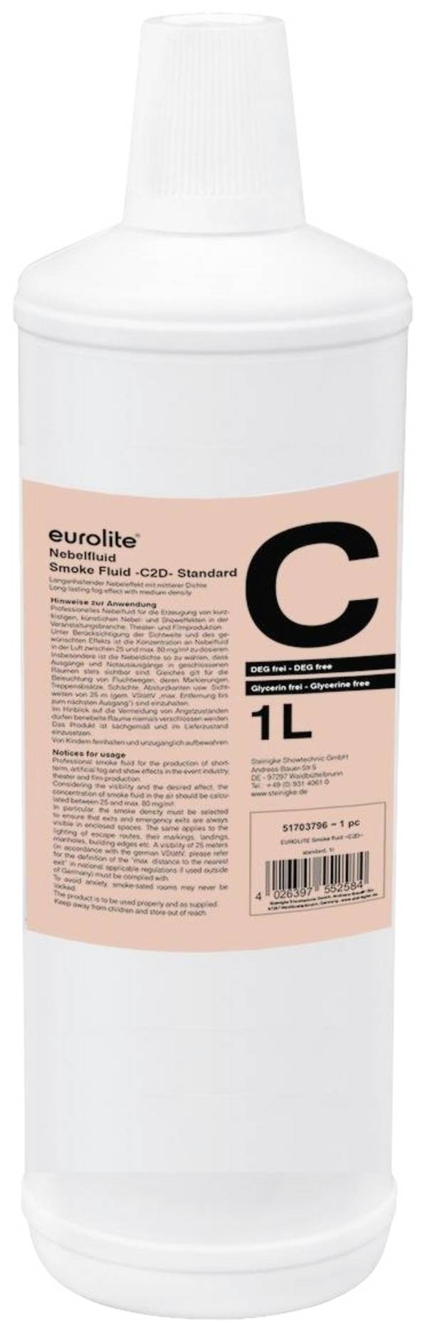 Eurolite  náplň do výrobníku mlhy  1 l neutrální