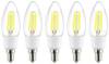 Sygonix SY-5781472 LED Energetická třída (EEK2021) A (A - G) E14 2.2 W = 40 W teplá bílá (Ø x v) 35 mm x 110 mm vlákno 5 ks