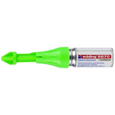 Zelená sprej barva do vrtů od Eddingu, model 8870. Určeno pro značení v otvorech.