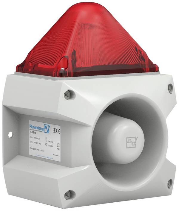 Pfannenberg opticko-akustický vysílač LED PA L 5 červená  24 V/DC 107 dB
