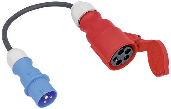 AS Schwabe 61372 napájecí kabelový adaptér, 16 A, černá, 0.3 m