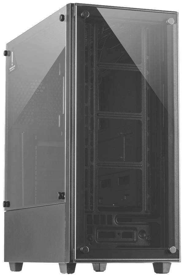 Inter-Tech Inter-Tech C-303 Mirror - Tower - ATX - Seitenteil mit Fenster (gehärtetes Glas) Full Tower PC skříň  černá vhodné pro vodní chlazení AIO, boční okno