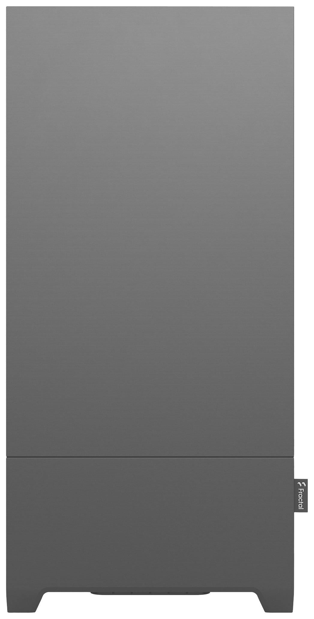 Šedé, pravoúhlé zařízení nebo nábytek s hladkým povrchem a minimalistickým designem. Dole vpravo malé logo „konka".