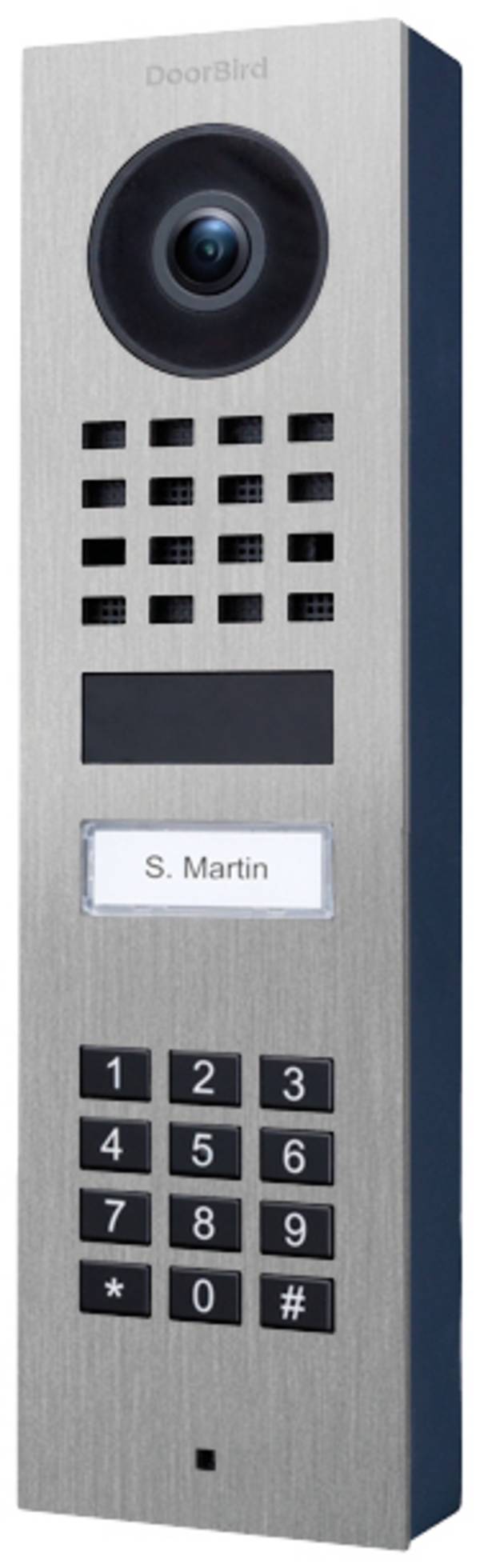DoorBird D1101KV Aufputz V4A Wi-Fi domovní IP/video telefon venkovní jednotka, nerezová ocel kartáčovaná, 423871618