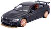 Maisto BMW M4 GTS, mattschwarz 1:24 model auta