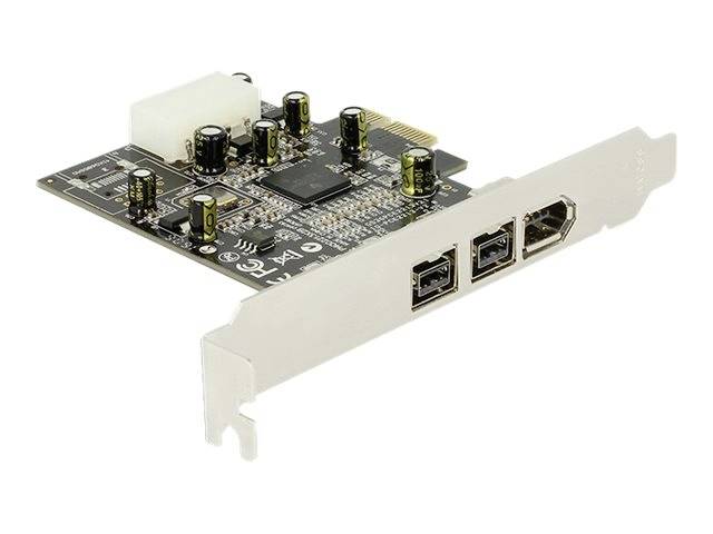 Rozšiřující karta se dvěma rozhraními FireWire a jedním rozhraním eSATA, vhodná pro instalaci do počítače, určená pro lepší konektivitu.