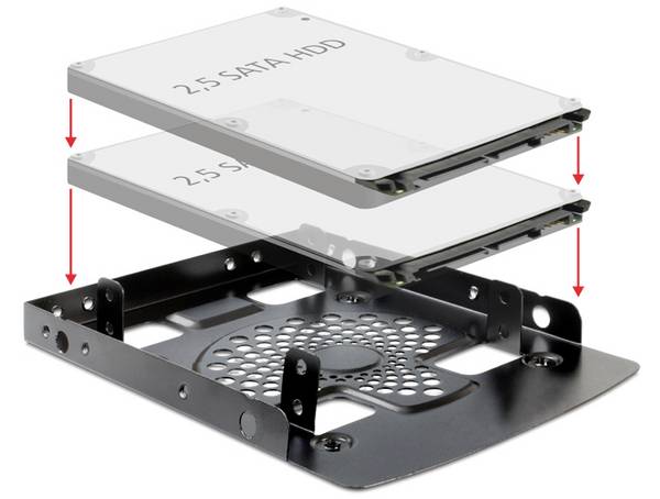 Delock 18198 rámeček s redukcí z 3,5" na 2,5" pevný disk