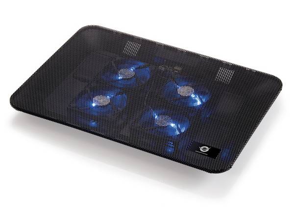 Conceptronic Kühlende Notebook-Unterlage mit 4 Lüftern chladicí podložka pod notebook