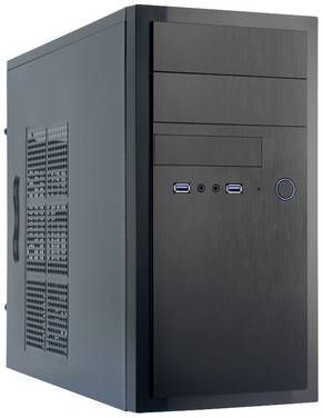 Chieftec HT-01B-OP mini tower PC skříň  černá