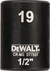 DEWALT DT7537-QZ DT7537-QZ nástrčný klíč (ořech) 19 mm 19 mm 1/2"