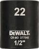 DEWALT DT7540-QZ DT7540-QZ 1/2" (12,5 mm) nástrčný klíč (ořech) 22 mm