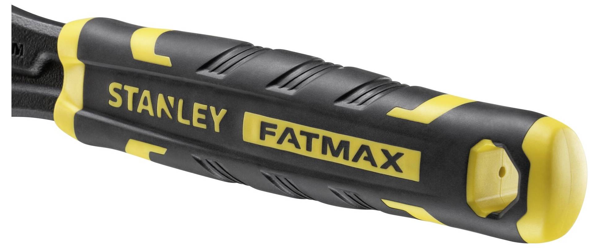 Rukojezaí nástroje Stanley FatMax v černé a žluté barvě s ergonomickým tvarem pro lepší úchop a pohodlí při práci.